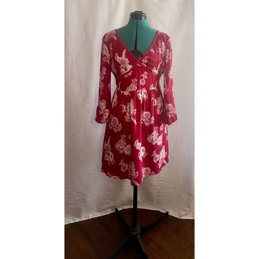 American Rag Cie Red floral mini dress. Size medium